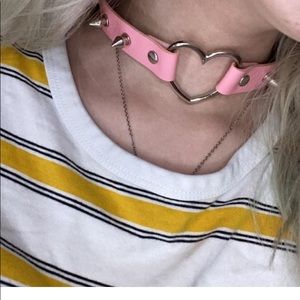 Pink choker